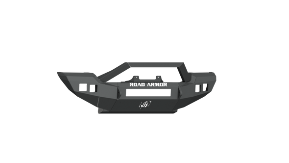 Road Armor 18-20 Jeep Wrangler JL Sport Stealth Front Winch Bumper w/Bar Full Width - Tex Blk 5184F3B