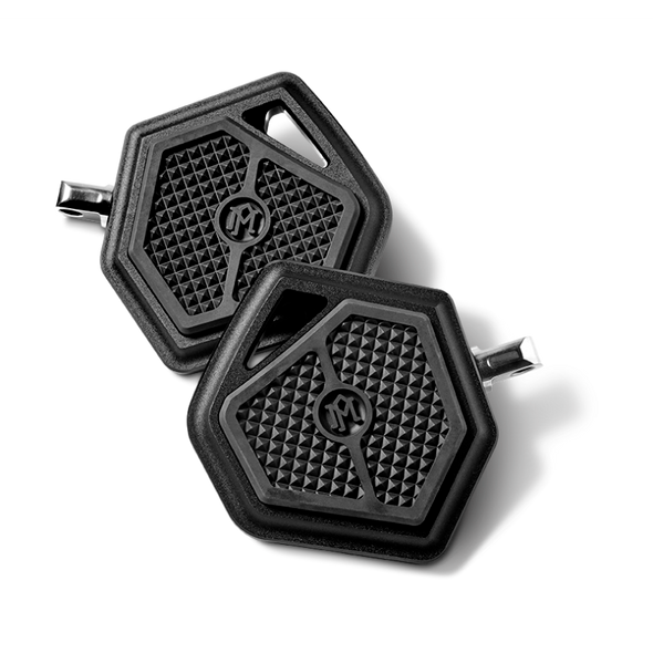 Performance Machine Mini Floorboards Passenger Superlight - Black Ops 0036-1018-SMB