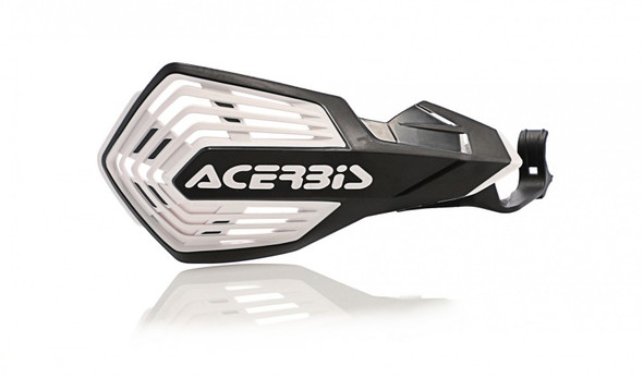 Acerbis 09-23 Yamaha/ 15-20 Kawasaki/ 16-23 Suzuki/ 21-23 Fantic K-Future Handguard - Black/White 2895631007