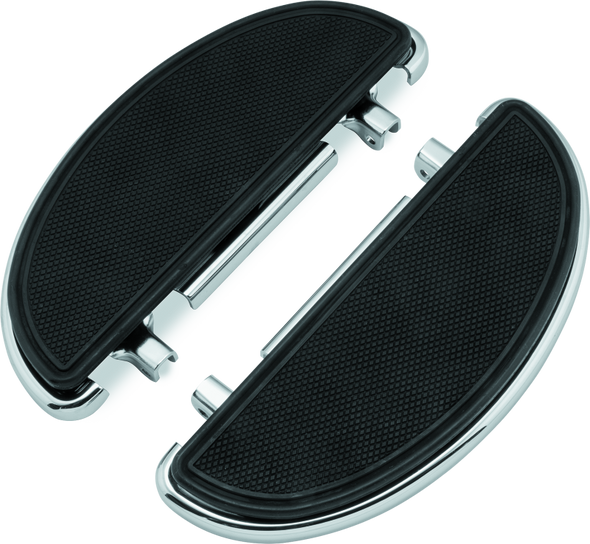 Bikers Choice 82-20 FLH FLT 86-17 FLST Chrome Half-Moon Floorboard Kit 480624