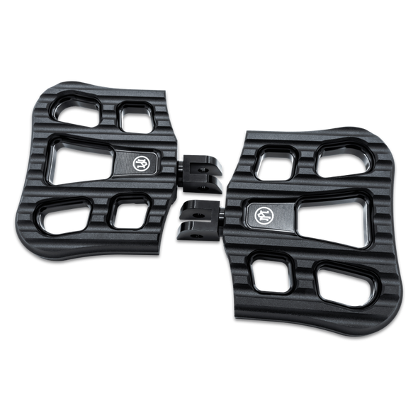 Performance Machine 18-24 M8 Softail Floorboard Assembly Mini Rider Drifter - Black Ops 0036-1027-SMB