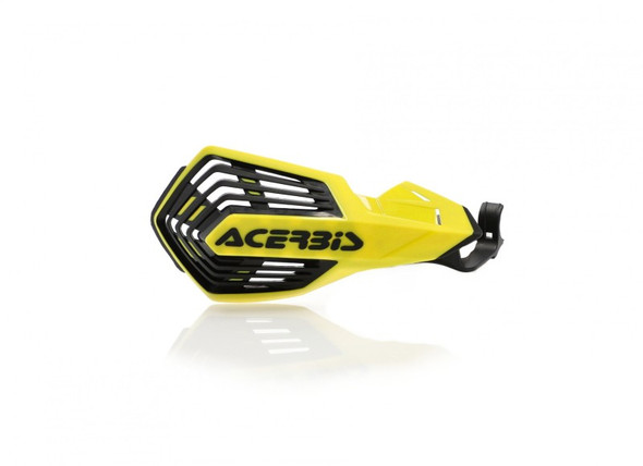 Acerbis 09-23 Yamaha/ 15-20 Kawasaki/ 16-23 Suzuki/ 21-23 Fantic K-Future Handguard - Yellow/White 2895631017