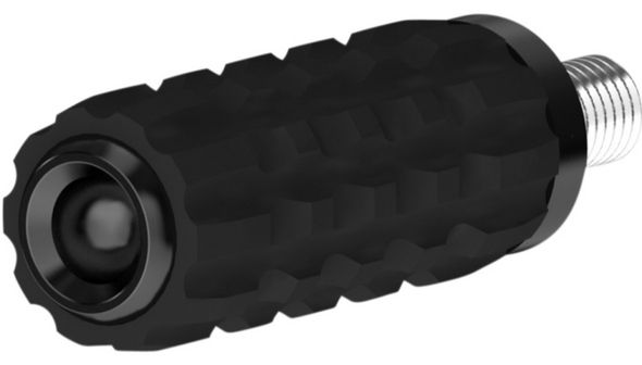 Roland Sands Design Toe Peg Billet Traction - Black Ano 0033-1163-B