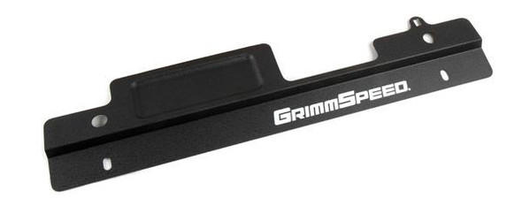 GrimmSpeed 02-07 Subaru Impreza/WRX / 04-07 STI Radiator Shroud w/Tool Tray - Black 096005