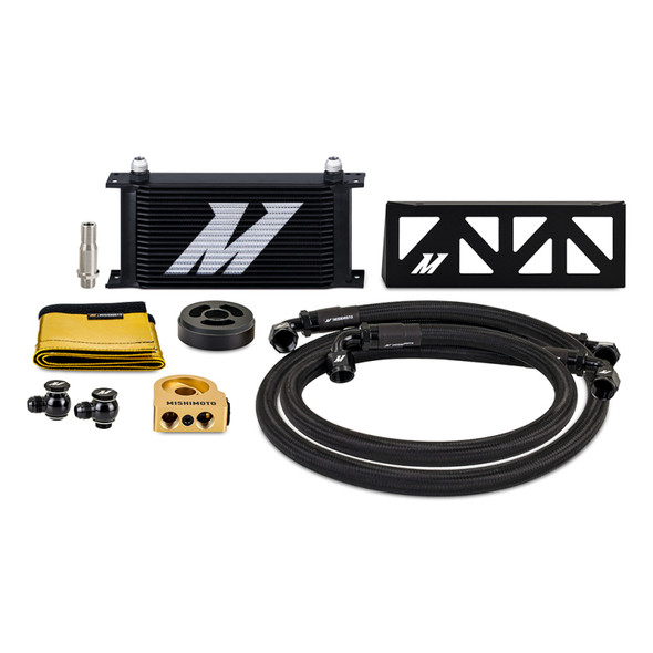 Mishimoto 22+ Subaru BRZ/Toyota GR86 Oil Cooler Kit Thermostatic - Black MMOC-BRZ-22TBK