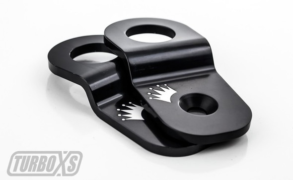 Turbo XS 15-16 Subaru WRX/STI Billet Aluminum Radiator Stay - Black W15-RADSTAY-BLK