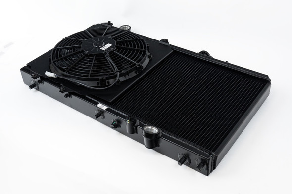 CSF 92-00 Honda Civic w/K-Swap V3 Radiator - Black Finish 2850KB
