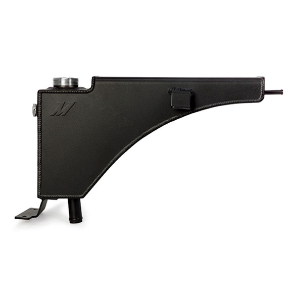 Mishimoto 99-03 Ford 7.3L Powerstroke Aluminum Degas Tank - Micro-Wrinkle Black MMRT-F2D-99EMWBK