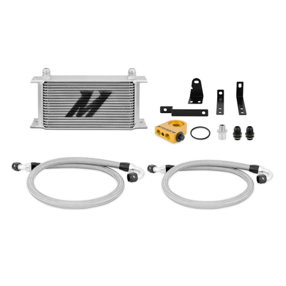 Mishimoto 00-09 Honda S2000 Thermostatic Oil Cooler Kit - Silver MMOC-S2K-00T