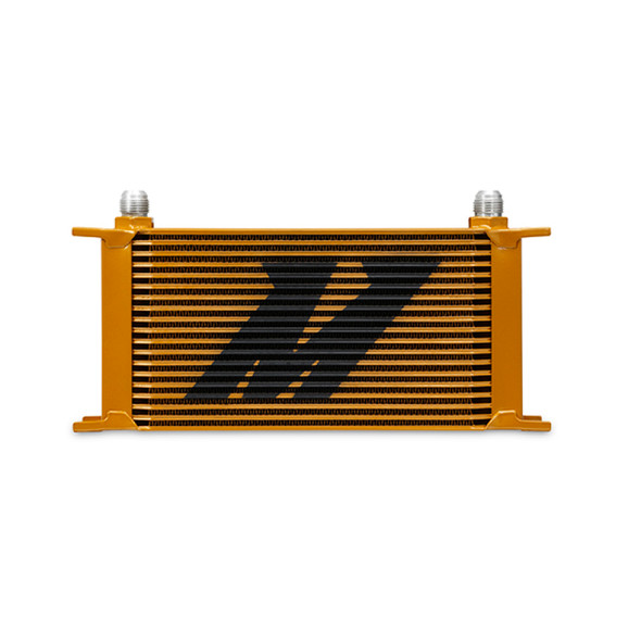 Mishimoto Universal 19 Row Oil Cooler - Gold MMOC-19G
