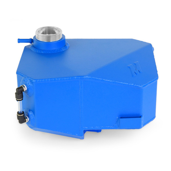 Mishimoto 2013+ Ford Focus ST/2016+ Focus RS Aluminum Expansion Tank - Wrinkle Blue MMRT-RS-16EWBL