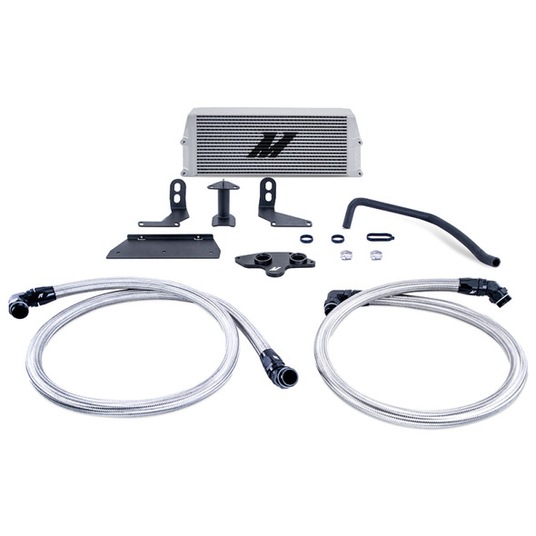 Mishimoto 11-19 Ford 6.7L Powerstroke Performance Oil Cooler Kit - Silver MMOC-F2D-11KSL