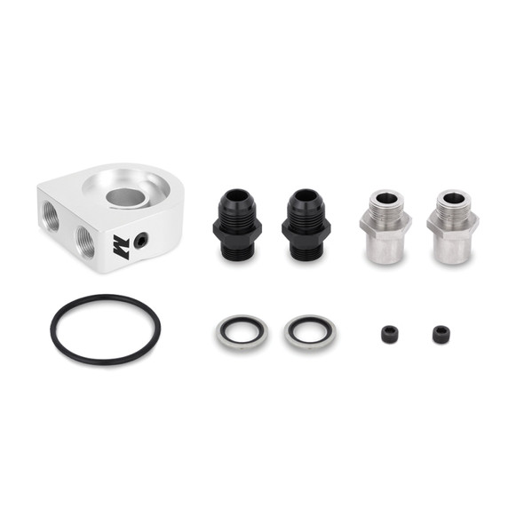Mishimoto Universal Oil Cooler Kit 34-Row Silver MMOC-U34SL