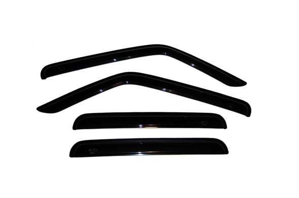 AVS 07-18 Jeep Patriot Ventvisor Outside Mount Window Deflectors 4pc - Smoke 94359