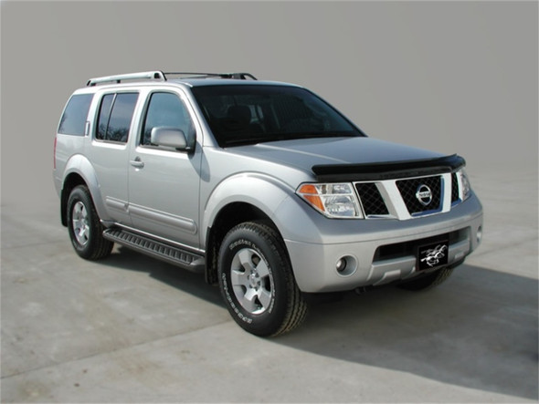 Stampede 2005-2019 Nissan Frontier Vigilante Premium Hood Protector - Smoke 2414-2