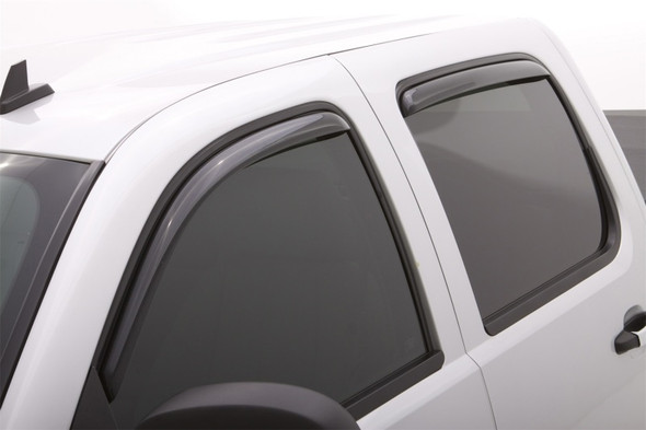 Lund 2017 Nissan Titan Crew Cab Ventvisor Elite Window Deflectors - Smoke (4 Pc.) 184977