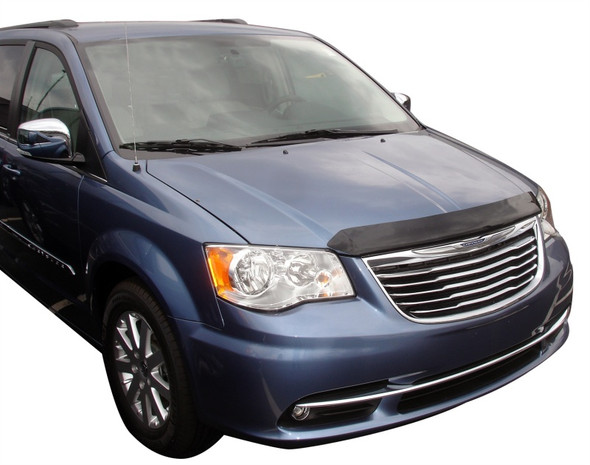 AVS 11-16 Chrysler Town & Country High Profile Bugflector II Hood Shield - Smoke 25318