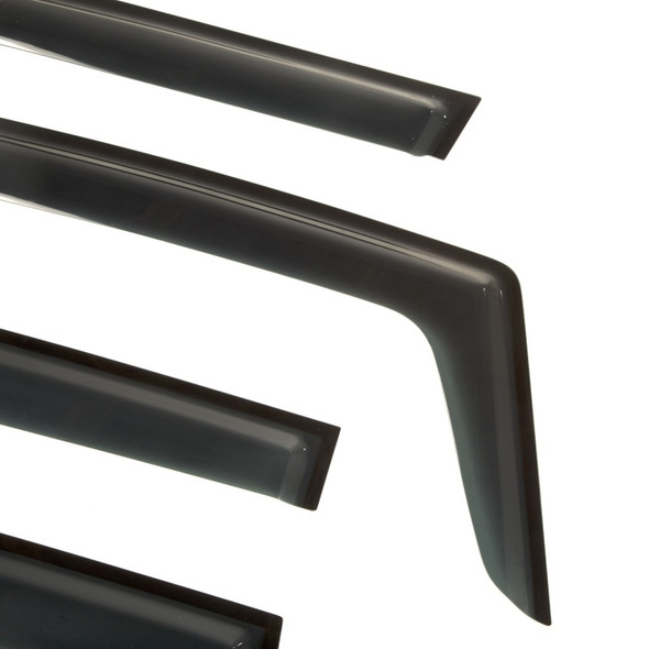 Rugged Ridge Window Visor 4-pc set Black 15-18 Renegade BU 11349.15