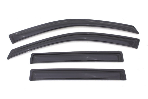 AVS 11-17 Jeep Compass (Old Body Style) Ventvisor Outside Mount Window Deflectors 4pc - Smoke 94540