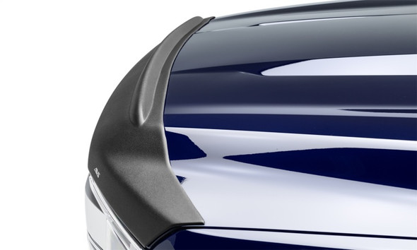 AVS 2021 Ford F-150 (Excl. Tremor/Raptor) Aeroskin II Textured Low Profile Hood Shield - Black 436196