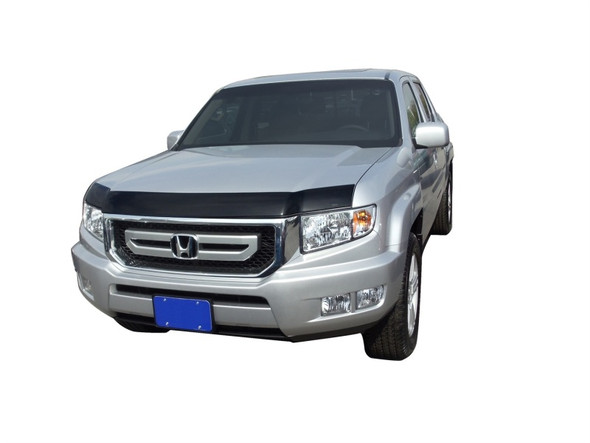 AVS 06-14 Honda Ridgeline Aeroskin Low Profile Acrylic Hood Shield - Smoke 322036