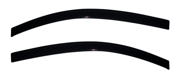 AVS 11-17 Fiat 500 Ventvisor Outside Mount Window Deflectors 2pc - Smoke 92385