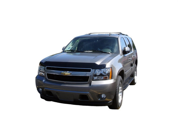 AVS 07-14 Chevy Tahoe (Excl. Hybrid Models) Aeroskin Low Profile Acrylic Hood Shield - Smoke 322011