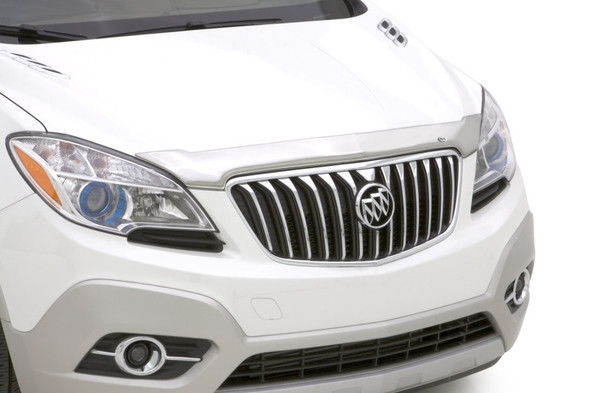 AVS 13-16 Buick Encore Aeroskin Low Profile Hood Shield - Chrome 620046