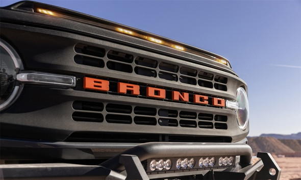 AVS 21-23 Ford Bronco 2/4Dr. Excl. Raptor Aeroskin Lightshield Hood Protector - Black 753183