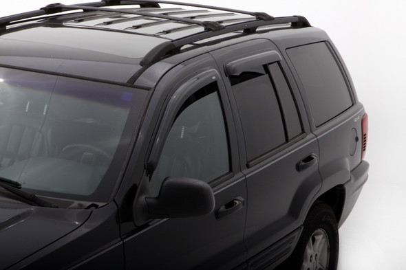 AVS 2004 Ford Ecosport (Brazil) Ventvisor Outside Mount Window Deflectors 4pc - Smoke 94650