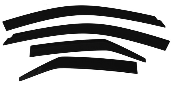 AVS 08-13 Cadillac CTS Ventvisor Low Profile Deflectors 4pc - Smoke 894025