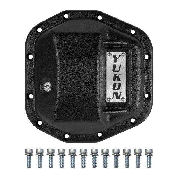 Yukon Gear Hardcore Rear Nodular Iron Cover for Jeep Wrangler JL Dana 44/220mm YHCC-D44JL-REAR