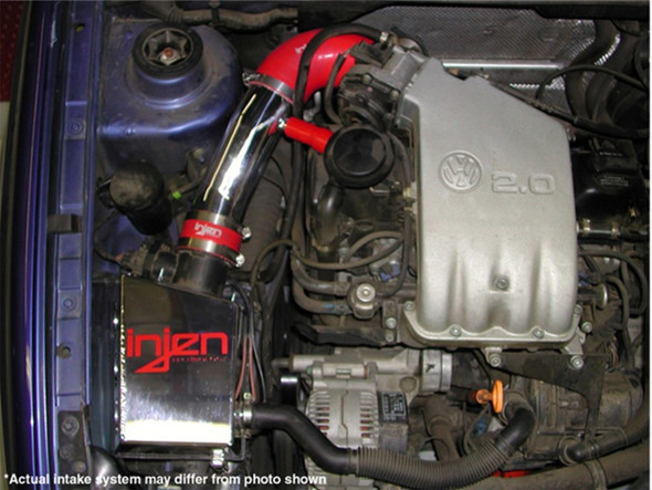 Injen 96-98 Jetta / Golf 2.0L OBD2 Only Single Pressure Regulating Valve Only Black Short Ram Intake IS3010BLK