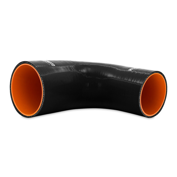 Mishimoto Silicone Reducer Coupler 90 Degree 3.5in to 4in - Black MMCP-R90-3540BK