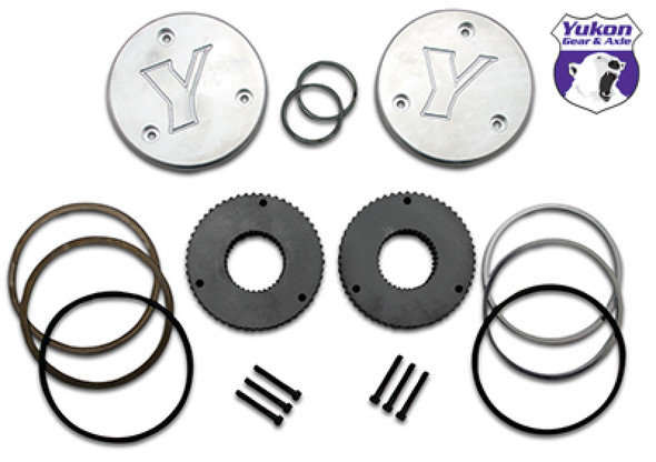 Yukon Gear Hardcore Drive Flange Kit For Dana 60 / 30 Spline Outer Stubs. Yukon Engraved Caps YHC50003