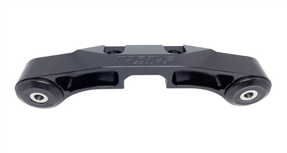 Torque Solution 08+ Subaru WRX/STI Solid Billet Rear Differential Brace - Black TS-SU-427BK-SB