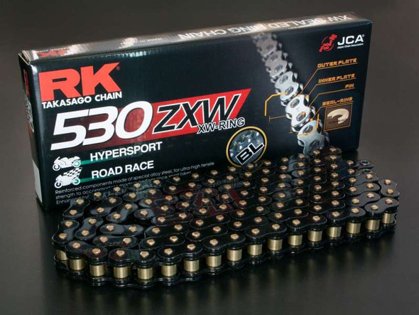 RK Chain BL530ZXW-120L XW-Ring - Black Scale BL530ZXW-120