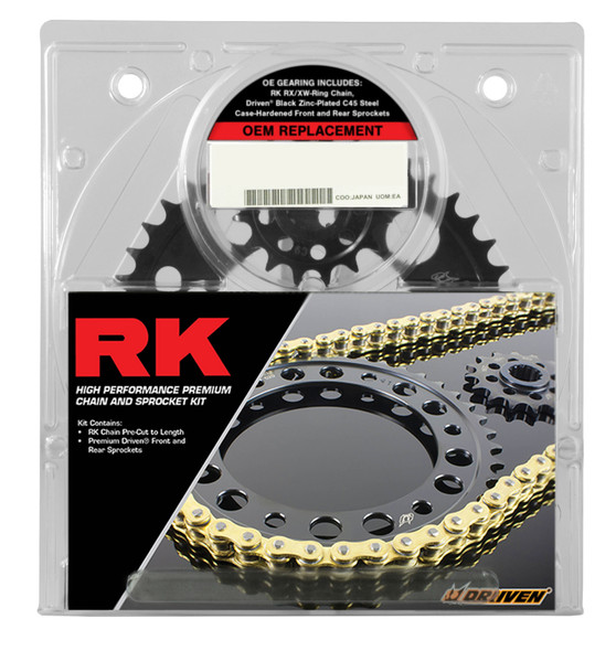 RK Chain Chain Sprocket Kit Kawasaki 2127-000E