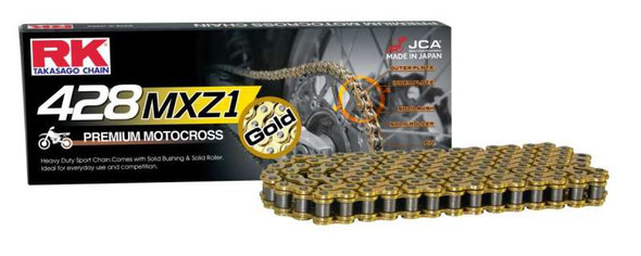 RK Chain GB428MXZ1-134L - Gold GB428MXZ1-134