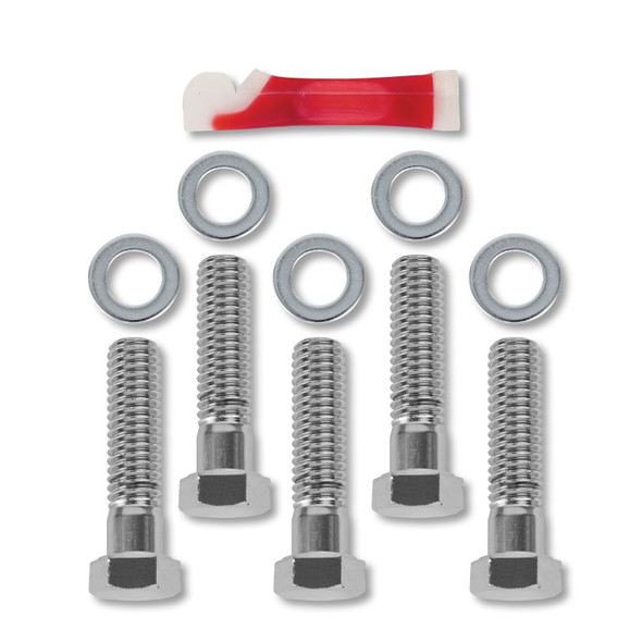 Performance Machine 00-Up HD Bolt Set Pulley - Chrome 0109-0055-CH