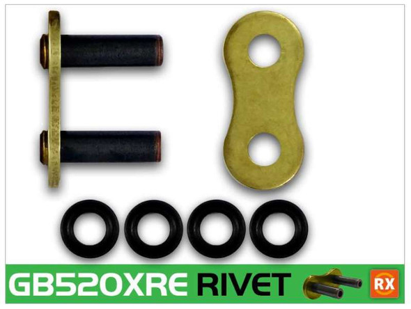 RK Chain 525XRE-RIVET - Natural 525XRE-RL