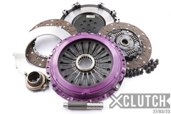 XClutch 1997 Mitsubishi Lancer EVO IV 2.0L 10.5in Twin Sprung Organic Clutch Kit XKMI23522-2A