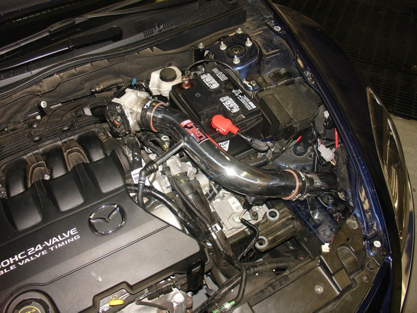 Injen 09-10 Mazda 6 3.7L V6 Black Tuned Cold Air Intake w/ MR Tech and Web Nano-Fiber Dry Filter SP6069BLK