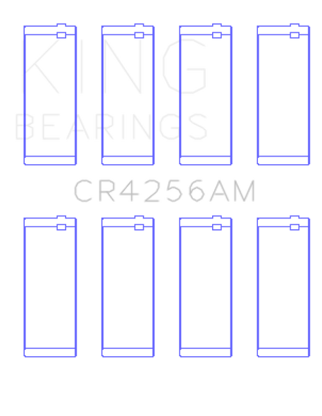 King Chrysler 148/148 Turbo DOHC 16V / Jeep 148 DOHC 16V (Size STD) Rod Bearing Set CR4256AM