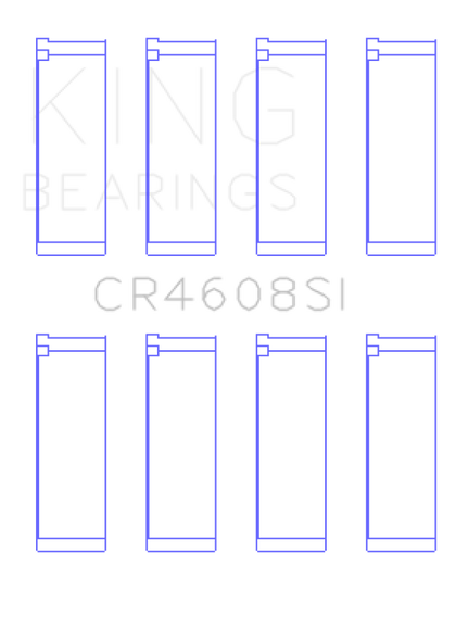 King Toyota 2ZZ-GE (Standard Size) Connecting Rod Bearing Set (Set of 4) CR4608SI