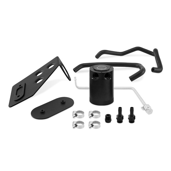 Mishimoto 2020+ Toyota Supra Baffled Oil Catch Can Kit - Black MMBCC-SUP-20CBE
