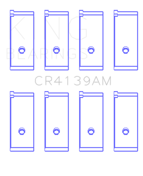 King Honda 91CI/1.5L D15A2/D15A3/D15B1/D15B2/D15B7/D15B8/D15Z1 (Size STD) Rod Bearing Set CR4139AM