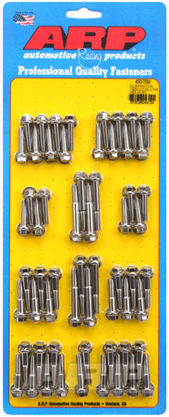 ARP Duramax 6.6L LBZ/LLY/LML/LMM Hex Valve Cover Bolt Kit - Polished Stainless Steel 400-7534