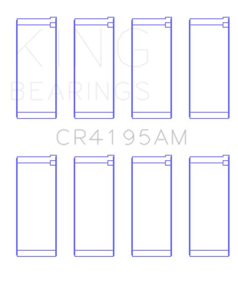 King Chrysler 420A (Size Standard) Connecting Rod Bearing Set CR4195AM