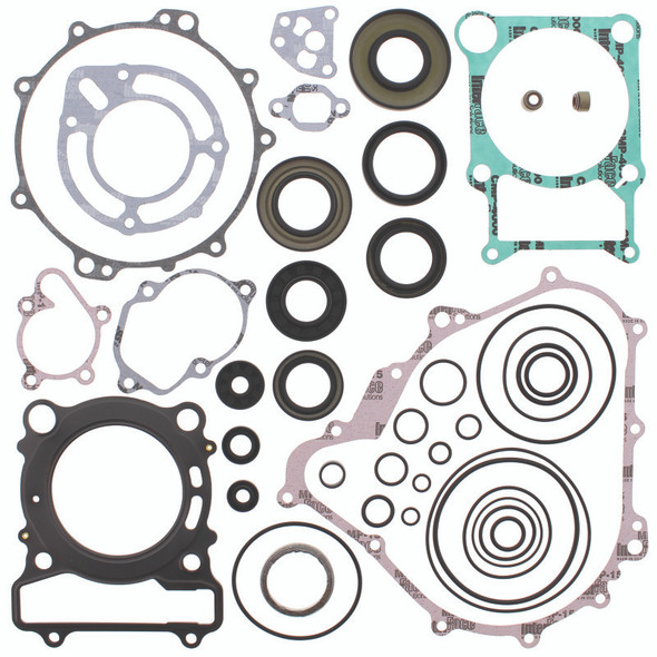QuadBoss 07-08 Yamaha YFM400 Grizzly 4x4 Complete Gasket Set w/ Oil Seal 564059